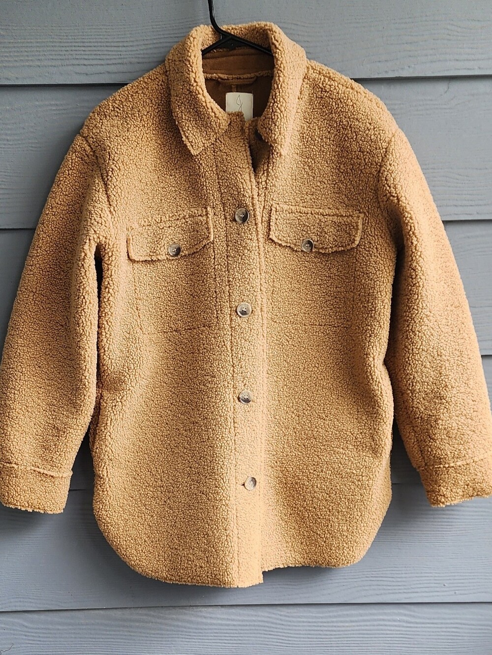 JOIE teddy Sherpa Jacket Sz SMALL